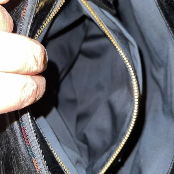 Preloved Miu Miu multicolor Paillette sequins turn lock top handle bag great con - Picture 10 of 14